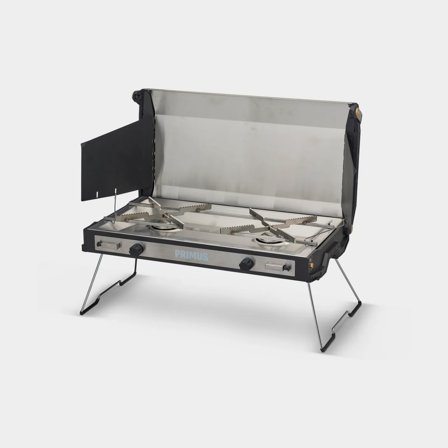 Campingfornuis Primus Tupike Stove II, 3000 W, met geïntegreerde piëzo-ontsteking, + Winter Gas (450 gram)