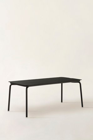 Jotex - Spisebord 85x180 Cm Svart matt svart - LORIENT - Kjøp Spisebord til uterommet hos Jotex