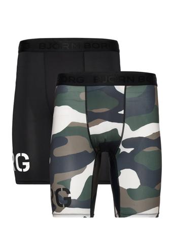 Performance Boxer Long Leg 2P Patterned Björn Borg