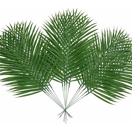 14 stk. kunstige palmeblade form tropiske palmeblade kunstige