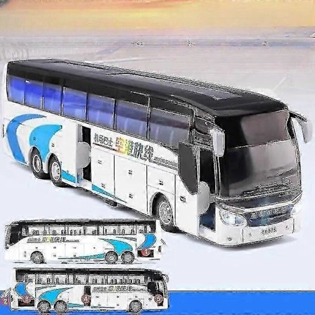 1/50 Setra Luksusbus Legetøjsbil Støbt Miniaturemodel Træk Tilbage Lyd & Lys Pædagogisk Samling Gave Til Drenge Børn