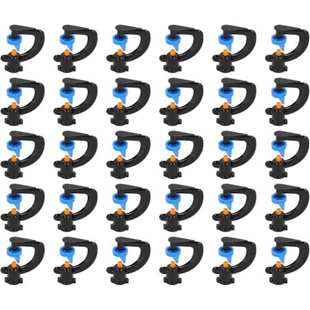 30 stk. G-type 180 graders refraksjon sprinklerhode hengende irrigasjon sprinklerhode for drivhus