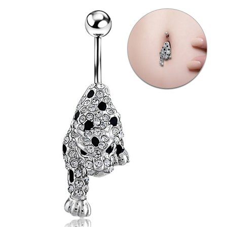 Navelsmycken 316L rostfritt stål