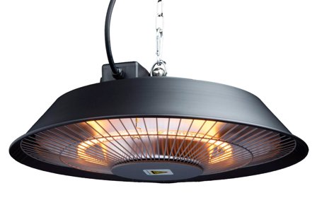 Tundra Terrassevarmer 1500W Takhengt Sort