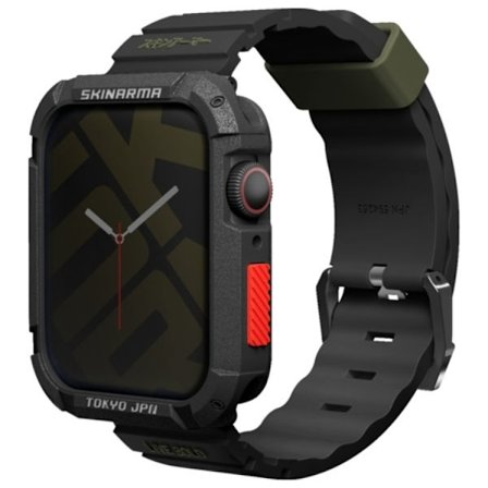 Skinarma Apple Watch (42/44/45mm) Armband Shokku - Svart