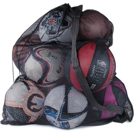 Sportbollväska med dragsko i mesh - Extra stor professionell utrustning