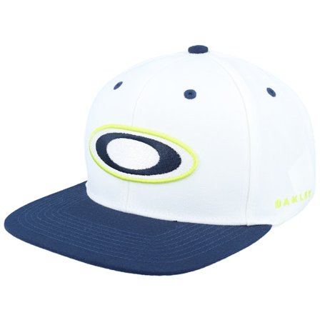 Oakley - Bianco snapback Cappellino - Alumni Cap Abyss/White/Sulphur Snapback @ Hatstore