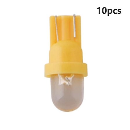 10st LED Dashboard Ljus Bil Instrument Glödlampa GUL