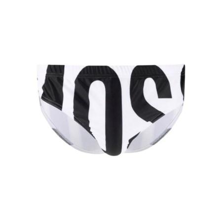 Moschino, Swimsuit Slip Wit, Heren, Maat:XL,print