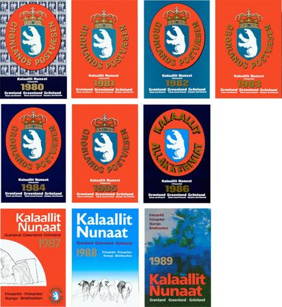 Grønland årsmapper 1980-1989
