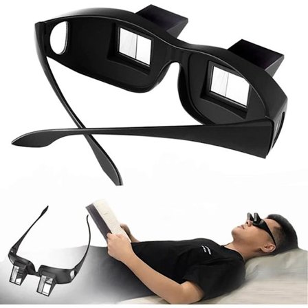 #Lazy Glasses Periskooppi Silmälasit Vaakasuora Sängyssä Lukemiseen 90° Makaa#