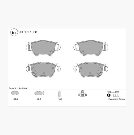 Bromsbelägg - Biltema