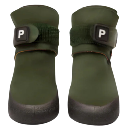 PAIKKA Dog Shoes 2 pcs size 1-2 Olive