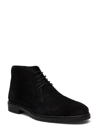 Almati Lace Mid Nyörisaappaat Musta Hush Puppies
