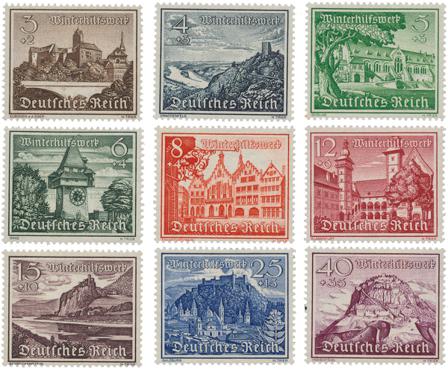 Tyske Rige 1939 - MICHEL 730-738 - Postfrisk