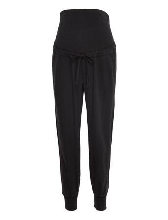 Maternity Full Panel Ribbed Joggers Collegehousut Olohousut Musta GAP