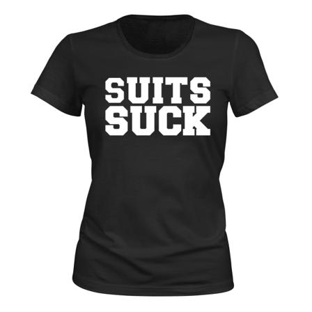 Suits Suk - T-SHIRT - DAME sort XL