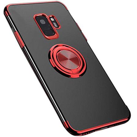 Samsung Galaxy S9 - Skal Med Ringhållare (floveme) Svart