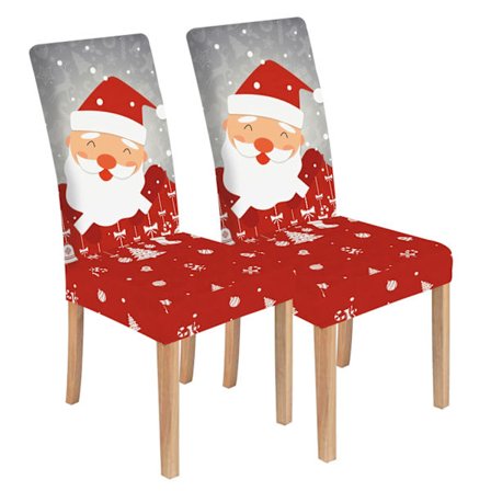 Strækbare julestolebetræk til spisestue Spisestuestolebetræk Køkkenstolebetræk