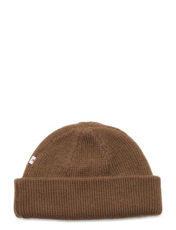 Slhmerino Wool Sailor Rib Beanie B Accessories Headwear Beanies Ruskea Selected Homme
