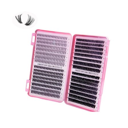 Lösögonfransar Klustrade Små Naturlig Volym Ögonfransar[D]