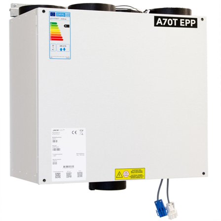 Acetec A70T EPP EvoControl Ventilationsaggregat hvid, Ventilation