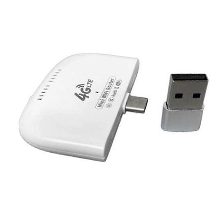 Bærbar 4G LTE WiFi-modem med USB-adapter WiFi Mobile Hotspot 4G LTE-modemrouter Kompatibel med RV-rejser, ferie, camping