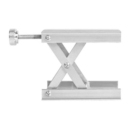 Nostotasolava, laboratorioteline, tieteellinen nostotasolava, saksinostopöytä, alumiini