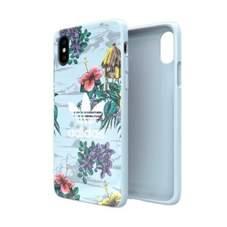 Adidas OR SnapCase Blommigt fodral för iPhone X / Xs - grått