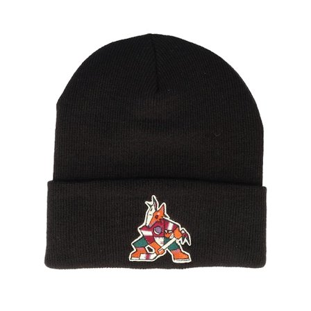 American Needle - NHL Nero cuff Beanie - Arizona Coyotes Knit NHL 100% Arcylic Black Cuff @ Hatstore