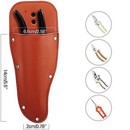 1*Gren Saks Skede Beskyttelsesetui til Bælte Talje Clip-On mesterligt (Brun)