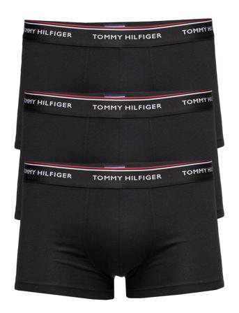 3P Lr Trunk Boxershorts Sort Tommy Hilfiger