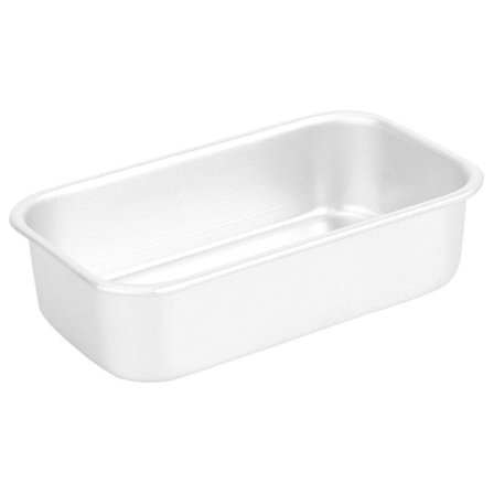 Kjøkkenbrødform i aluminiumslegering, praktisk toastform for baking, kjøkkenutstyr (20,00X9,80X7,00CM, sølv)