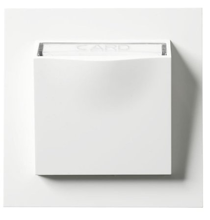 Elko Plus Kortbryter for hotell, 1/2-P Plus Hvit, Strømbrytere & vegguttak