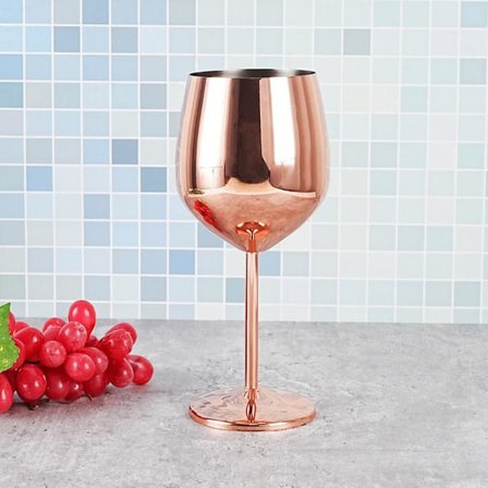 500 ml vinglas i rostfritt stål, okrossbar kopp