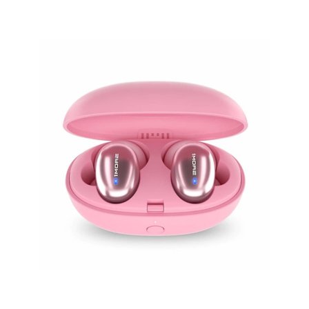 Snygga True Wireless Hörlurar Speltid Timmar Bluetooth Rosa