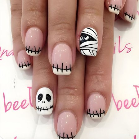Halloween Fake Nails Ballerina False Nail 2 2