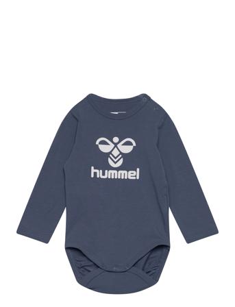 Hmlflips Body L/S Pitkähihainen Body Blue Hummel