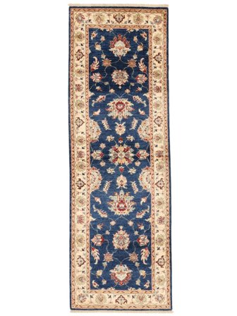 Koberec Orientální Ziegler Ariana 85X254 Běhoun Hnědá/Černá (Vlna, Afghánistán)