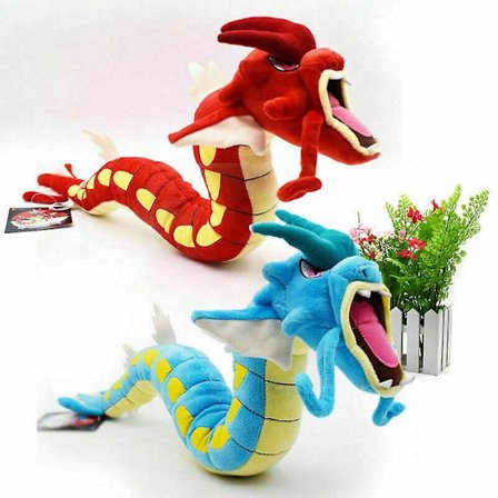 Plysdyr Gyarados Blå Rød Plysdukke Tom