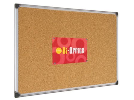 Bi-Office Anslagstavla kork 90x60cm - Lyreco - Kontorsmöbler och inredning - Tavlor ställ och ramar - Anslagstavlor