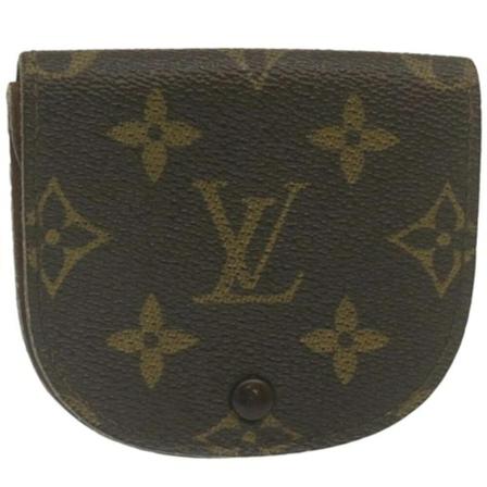 Louis Vuitton Vintage, Pre-owned Wallet Bruin, Dames, Maat:ONE Size,Canvas