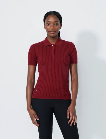 Daily Sports Madelene 1/2S Polo Shirt - Red - M