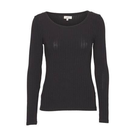 Basic Apparel Zinnia LS Tee Sort, Dame Langærmet