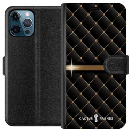 Kompatibel Tegnebogsetui til Apple Apple iPhone 12 Pro Max Cactus and Friends – NightQuilt