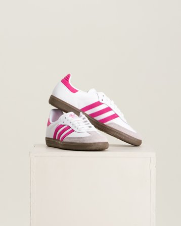 Adidas Originals SAMBA OG J Hvid Sko Dreng - Kids Brand Store