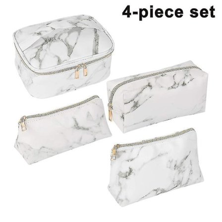 4 Piece Cosmetic Bag Makeup Bag For Travel Portable Makeup Bag