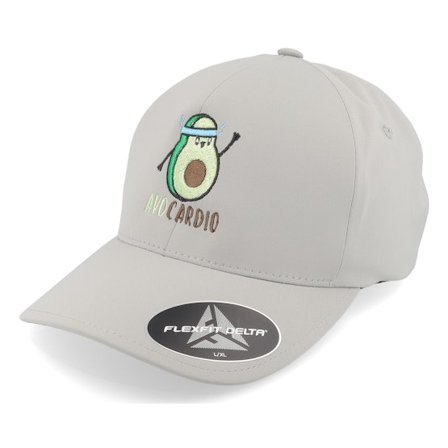 Berzerk - Cinza flexfit Boné - Avo Cardio Workout Delta Silver Flexfit @ Hatstore