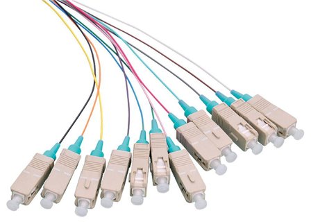 LOGON Fiber Pigtail Set 12x SC OM3