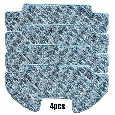 4 Genanvendelige Vaskbare Mop-Puder til Samsung Powerbot-e